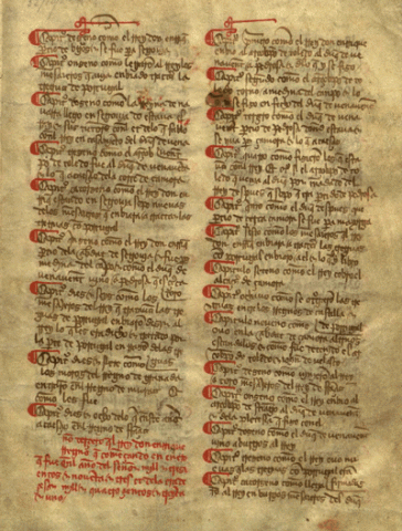 Chronicle with Rubrication